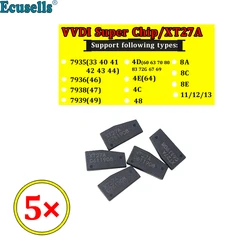 5PCS/LOT Original VVDI Super Chip XT27A66 XT27A01 XT27A Anti-Theft Chip 4C 4D 44 46 47 48 49 8A 8C 8E T5 PCF7937