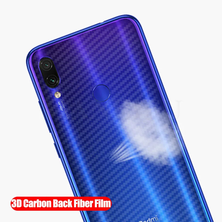 Xiaomi用カーボンファイバーバックフィルム,xiaomi mi 9 cc9 cc9e 9t pro a3 lite redmi note 9s 8 k30pro用スクリーンプロテクター