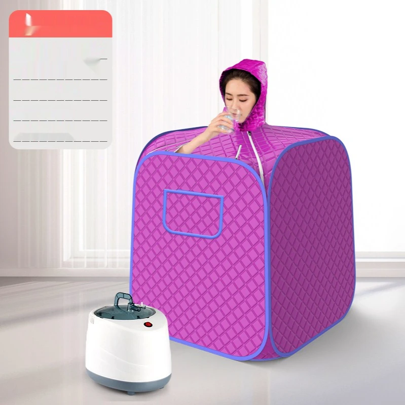 1 شخص صحي بخار ساونا غرفة سبا المحمولة المنزل مفيدة كامل الجسم التخسيس للطي السموم العلاج غرفة ساونا الكبار