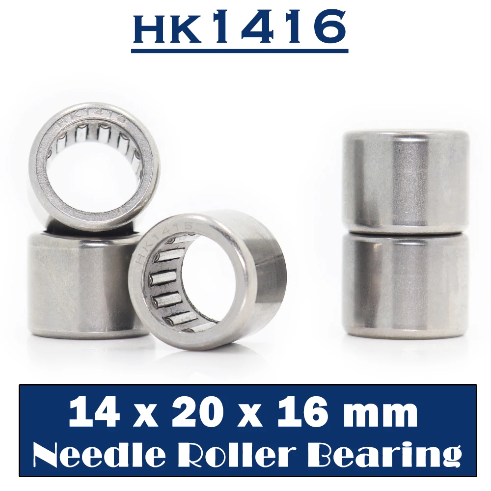 HK1416 Needle Bearings 14*20*16 mm ( 5 PCS ) Drawn Cup Needle Roller Bearing HK142016 TLA1416Z 57941/14