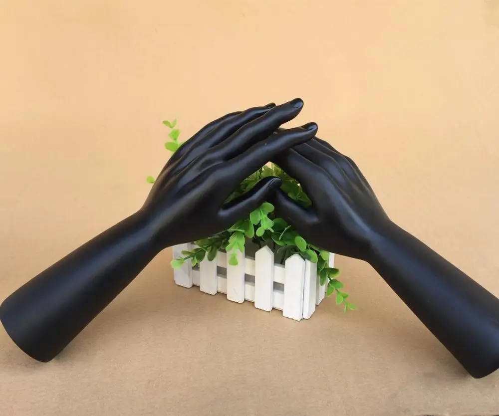 New Style Black Hand Mannequin Five Finger Hand Model Best Quality On Sale