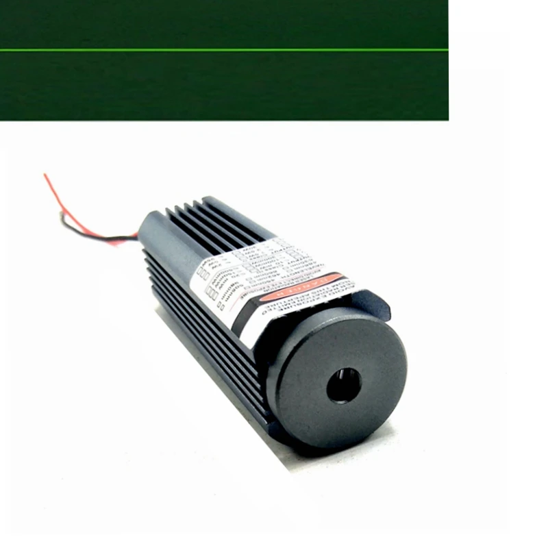 532nm 50mW Green Laser Diode Line Module Locator 25x75mm with Glass Lens & Driver