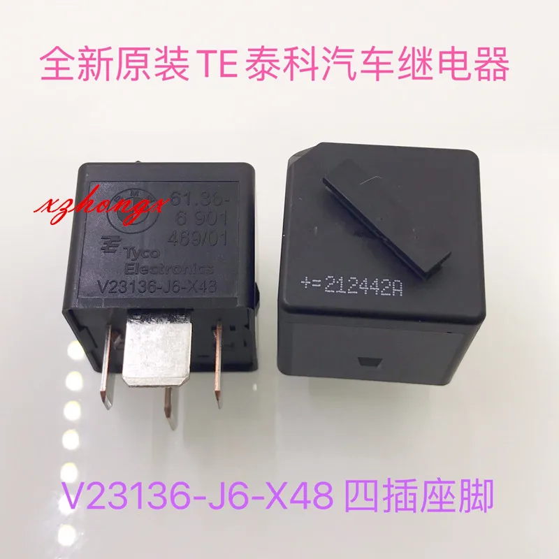 V23136-j6-x48 Automobile relay 4 plug 61.36-6 901 469/01