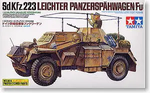 

Tamiya plastic assembly model 1/35 Germany Sd.Kfz.223 radio command vehicle with etching film adult collection DIY assembly kit