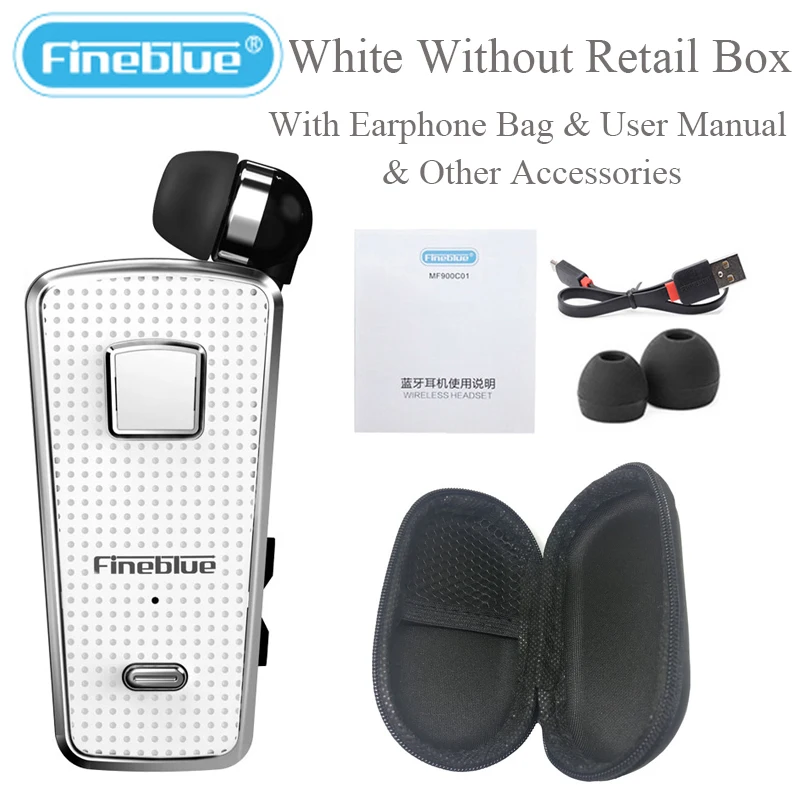 Original Fineblue F970pro Mini Portable in-ear Wireless Bluetooth BT 5.0 Headset F970 Pro Earphone vibrating With Bag