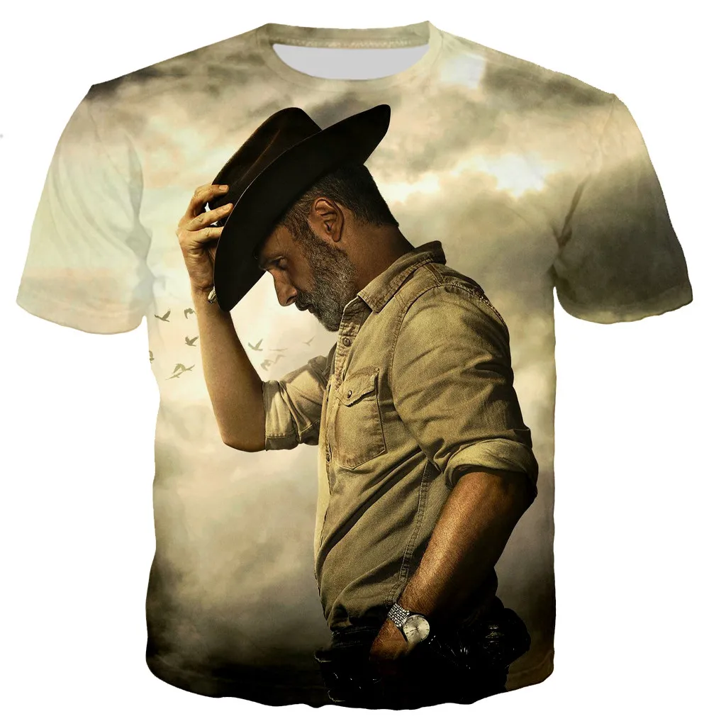 The Walking Dead T-shirt stampata in 3D uomo donna moda T-shirt stile Casual Unisex Harajuku Streetwear T-shirt oversize