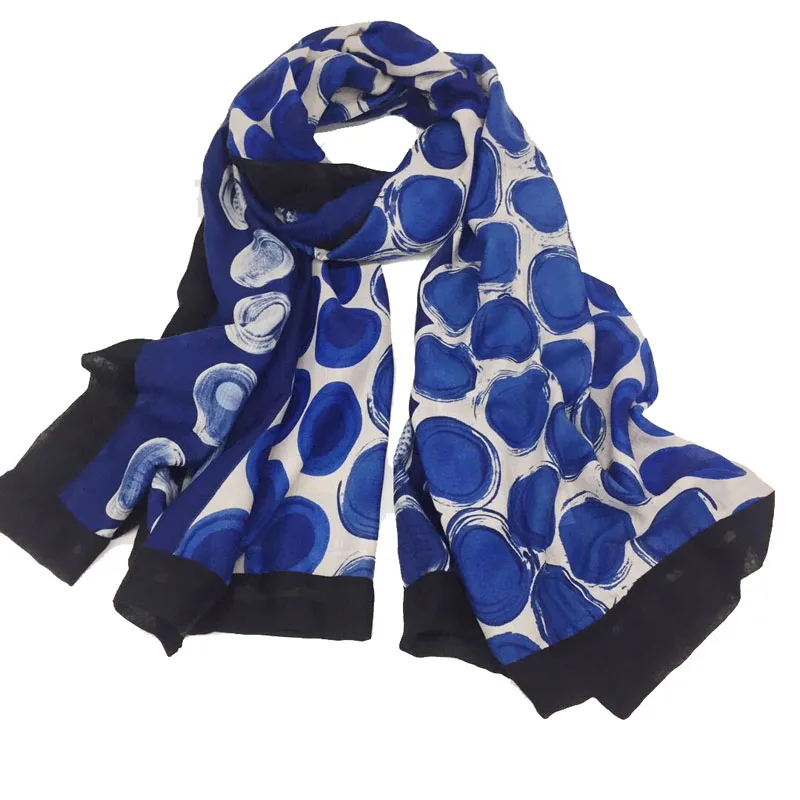 

Luxury winter cotton circle print long scarf women,Soft Pashminas,shawls and scarves,Sjaal warm thick head edge scarf wrap cape