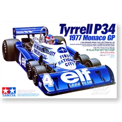 プラスチック製の車の組み立てキット,1/20,タミヤ,f1フォーミュラ,tyrrell,p34 1977,monaco,Go diy,組み立てキット #20053