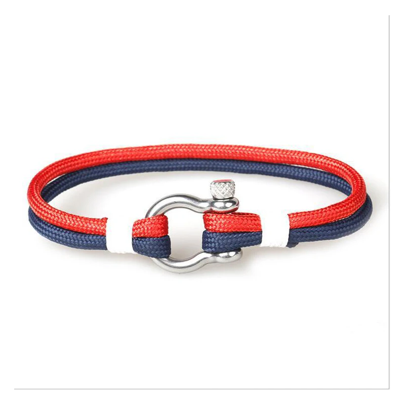 Women Men Rope Wrap Bracelet Nautical Marine Survival Wristband Bracelets Bangles Friendship Favor Gifts for Boy