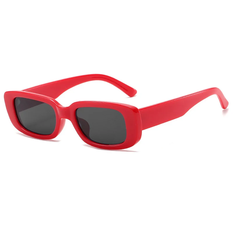 OEC CPO Kleine Vierkante Zonnebril Vrouwen Plastic Frame Oranje Gradiënt Zonnebril Vrouwelijke Trendy Merk Designer Brillen UV400