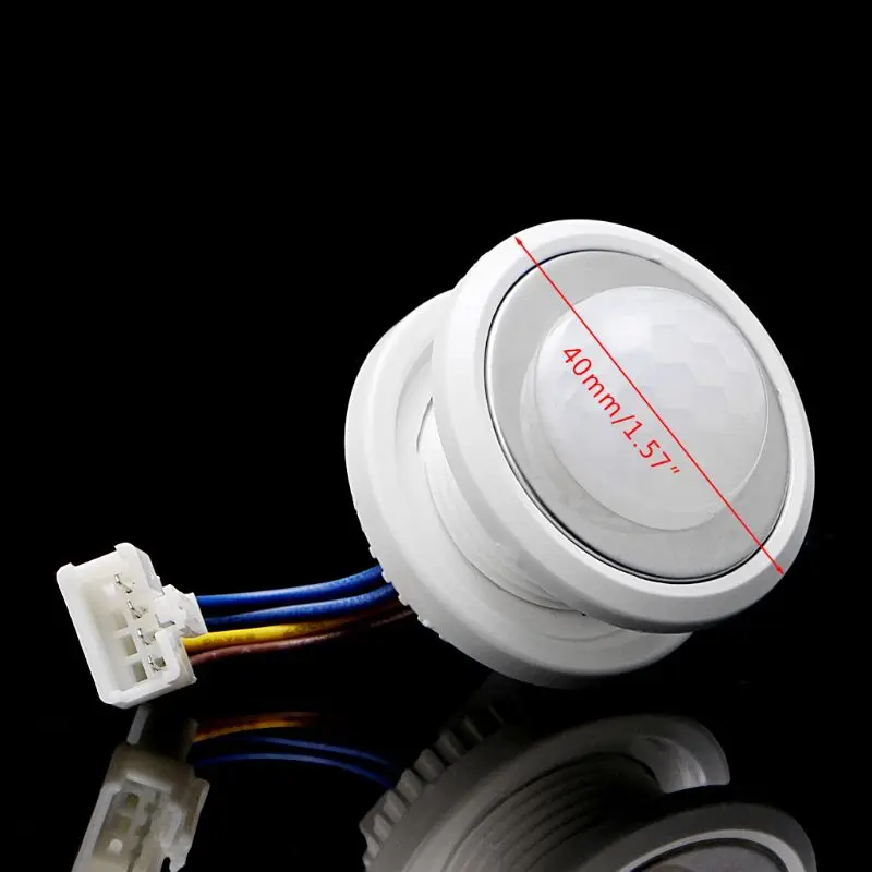 

40mm LED PIR Detector Motion with Time Delay Adjustable