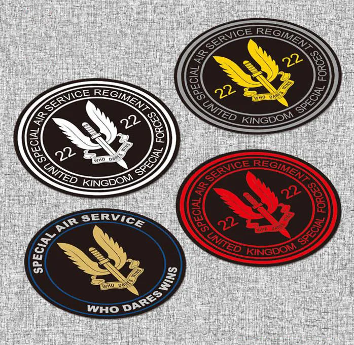 ملصق فوج الخدمة الجوية الخاص في المملكة المتحدة ساس ، ملصق سيارة بريطانية ، ملصقات دراجة نارية للكمبيوتر المحمول