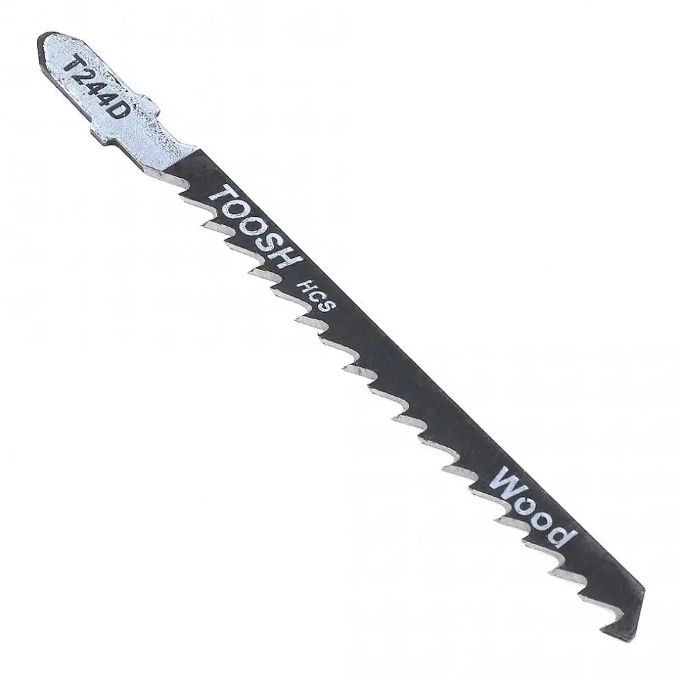 5pcs/set T244D 100mm High-carbon Steel Reciprocating Saw Straight Cutting Jig Saw for Woodworking / Plastic PVC NEW