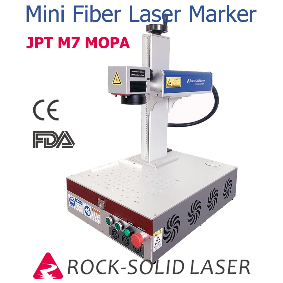 

MOPA Fiber Laser Marker JPT M7 20W 30W 50W 60W Desktop Marking Engraving Carving Machine Portable Desktop Engraver