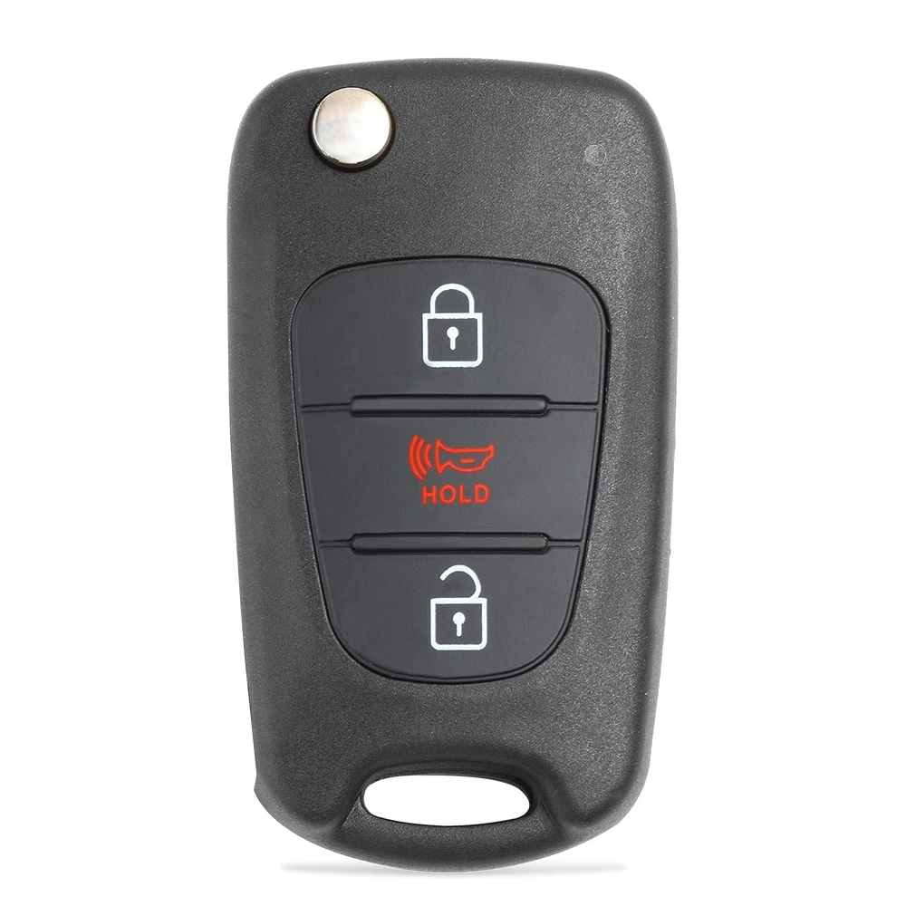 

Keyecu NYOSEKSAM11ATX, SEKS-AM11ATx, 95430-3W700 ,95430-3W701 3 Buttons 433Mhz ID46 Chip Flip Remote Key Fob for Kia Sportage