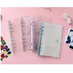 SKYSONIC Binder-organizador de cuadernos y postales, bolsas interiores, soporte de almacenamiento de tarjetas adhesivas, hojas sueltas, recargas de cuaderno DIY, 5 uds.