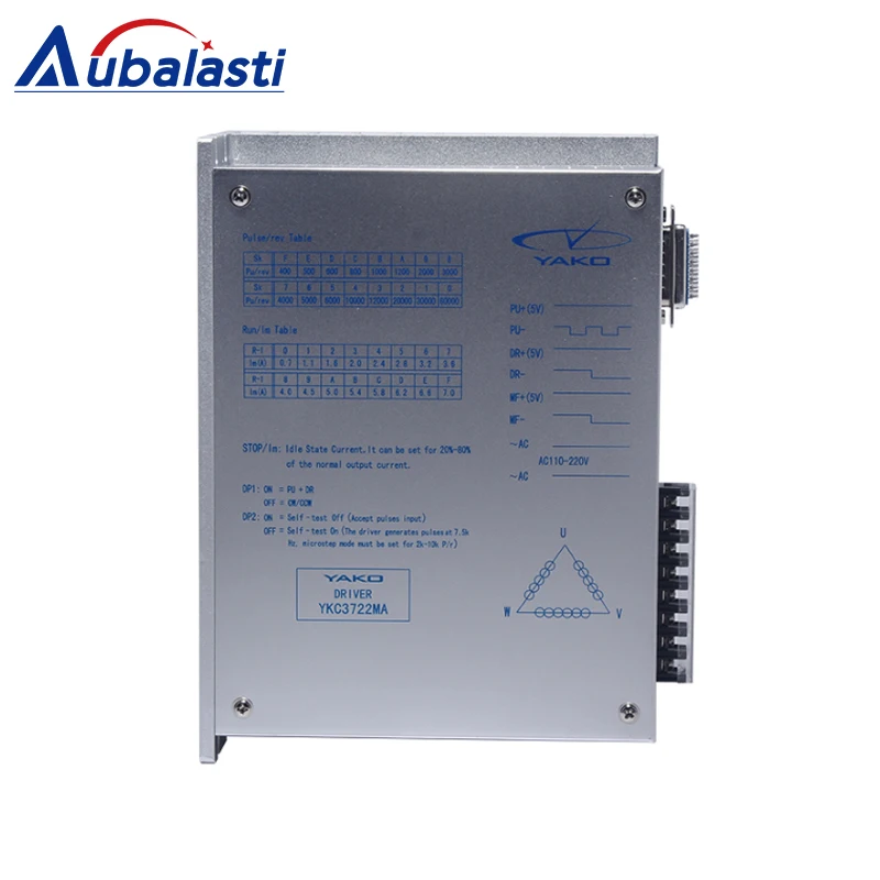 Aubalasti YAKO 스테퍼 모터 드라이버 3상 YKD3506M YKA3422MA YKC3722MA CNC 라우터용