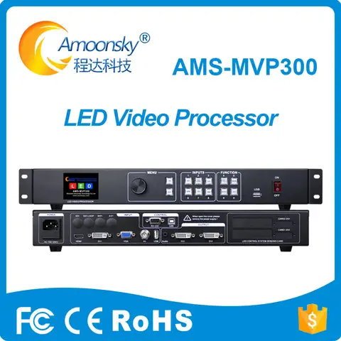 LED 비디오 월 패널 프로세서 지지대 Linsn Ts802d Novastar Msd300, 풀 컬러 LED 광고 표지판용 카드 작업 전송