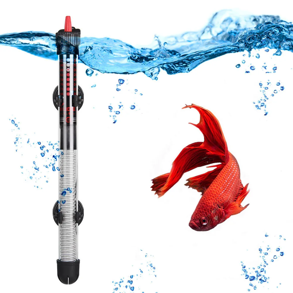 

Fish Tank Heating Rod 25W-300W Adjustable Temperature Thermostat, Aquarium Diving Rod, 110V-220V Water Heating, EU, USA