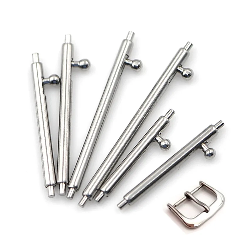 10pcs/lot Hot Stainless Steel Quick Release Watch Band Single Switch Spring Bars Strap Link Pin 16mm 18mm 20mm 22mm 24mm