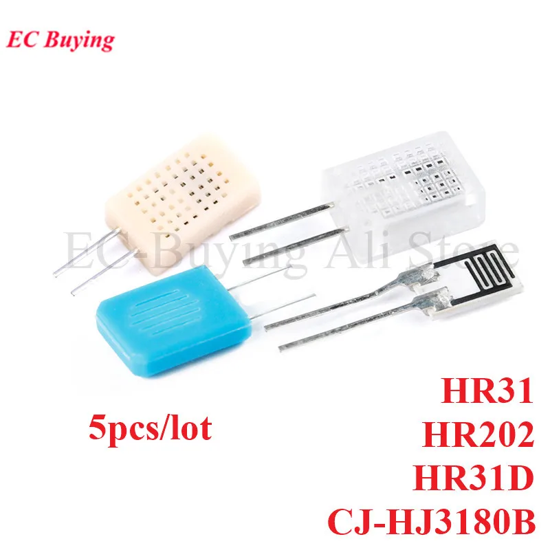 5 Chiếc HR31 HR31D HR202 HR202L HJ3180B HDS10 Nhiệt Ẩm Kế Cảm Biến Độ Ẩm Nhạy Cảm Điện Trở Nguyên Tố Cảm Biến Với Ốp Lưng