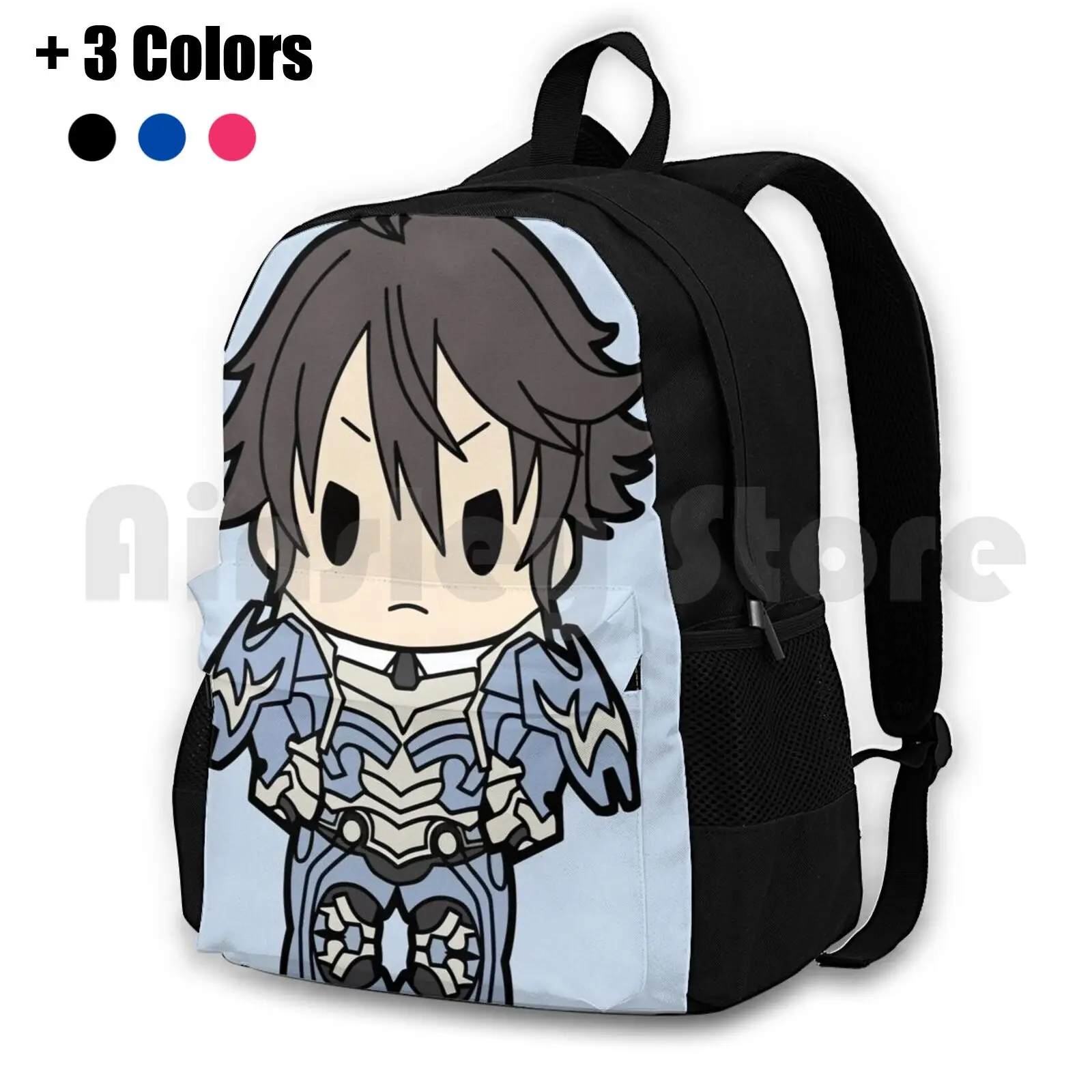 Frederick Chibi Outdoor Hiking Backpack Riding Climbing Sports Bag Frederick Fire Emblem Awakening Fire Emblem Awakening Video