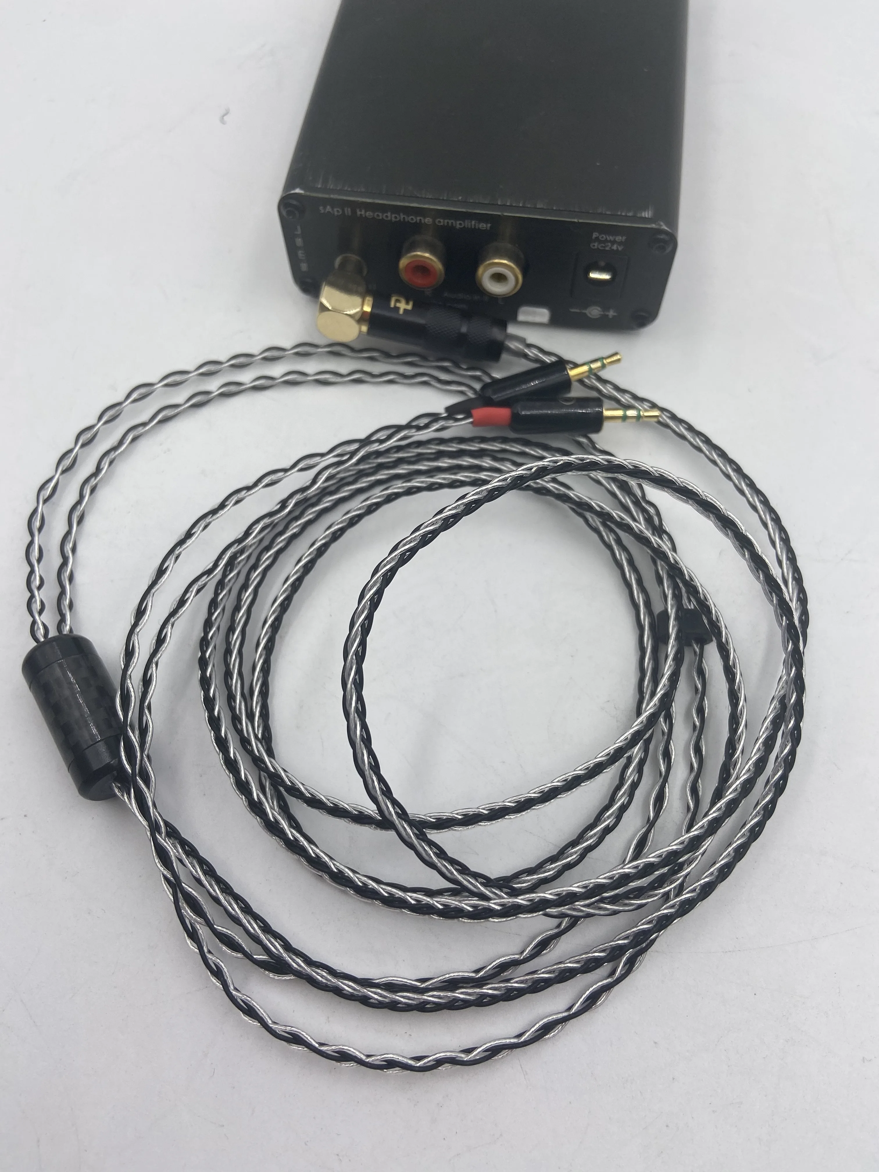 Audiocrast-Cable de actualización Chapado en plata para auriculares HE400i, HE1000, HE6, HE500, he560, EDX, V2, 3,5/2,5/4,4mm