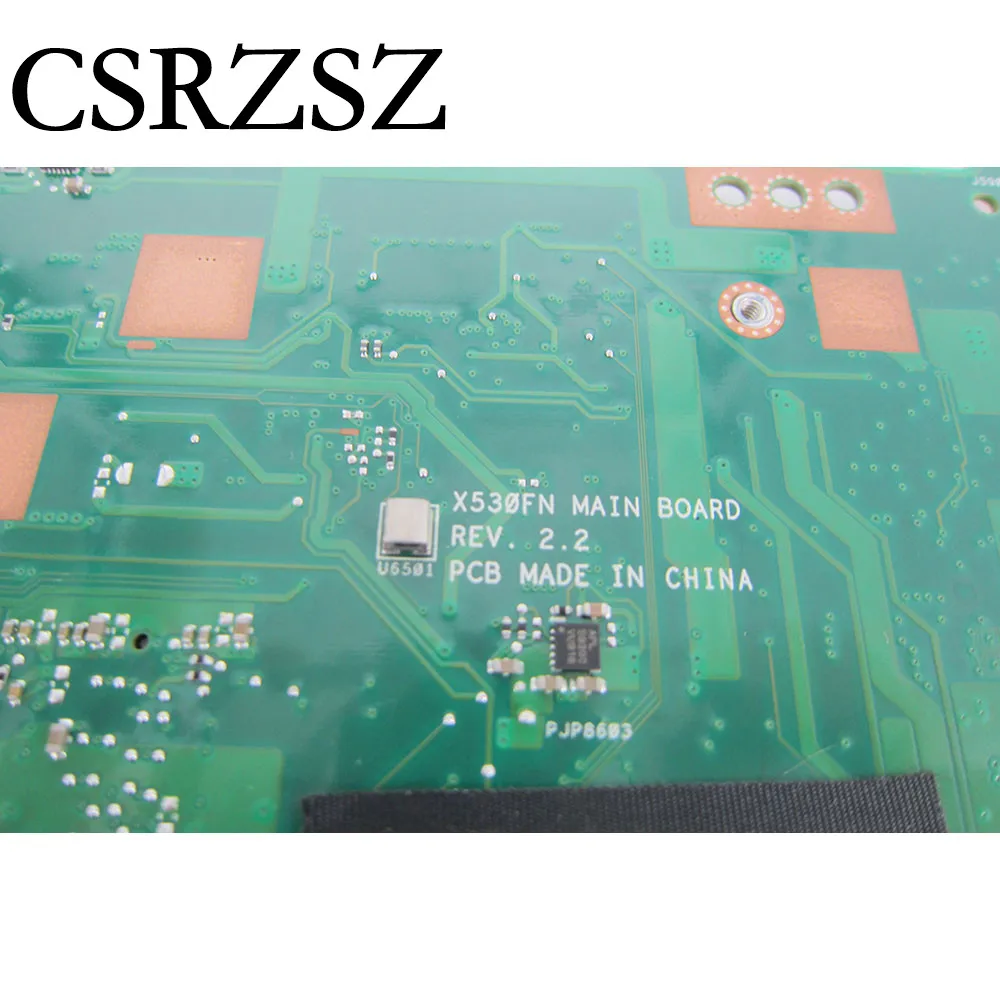 Imagem -03 - para Asus Vivobook S15 S530 S5300f X530f X530fn X530fa Placa-mãe Portátil I38145m Cpu Mainboard Teste Bom