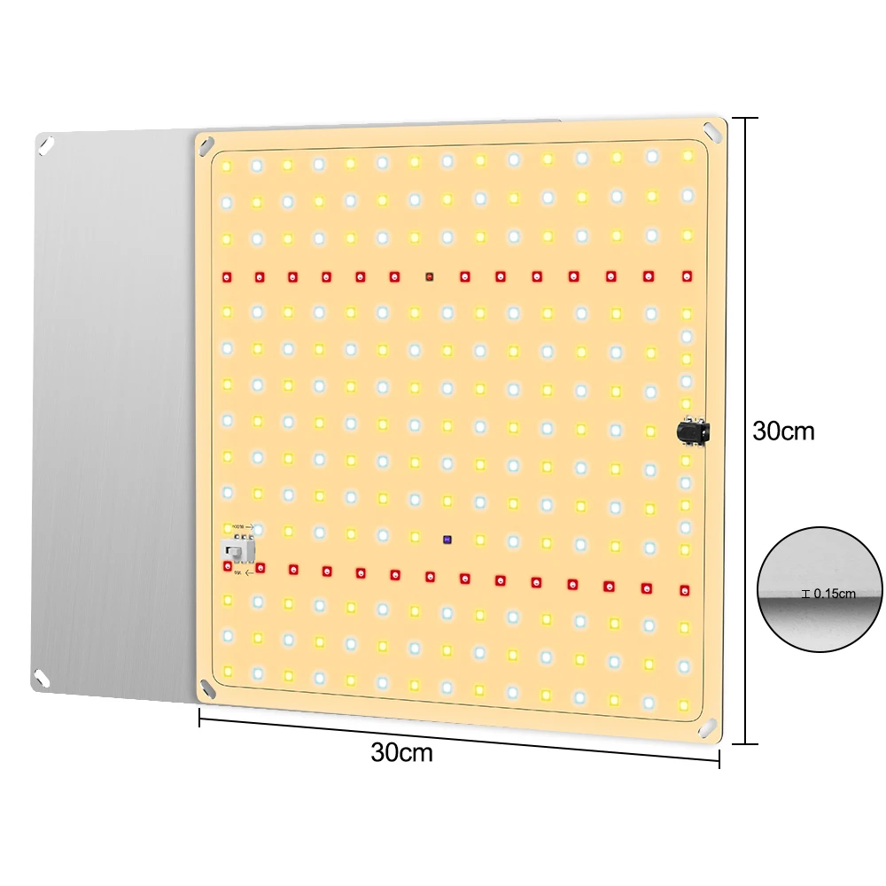 Imagem -02 - Samsung Lm281b Espectro Completo Planta Luz Alta Ppfd Crescer Tenda Growbox Kit Filtro de Carbono Combo Tamanho Múltiplo Escuro Quarto Conjunto