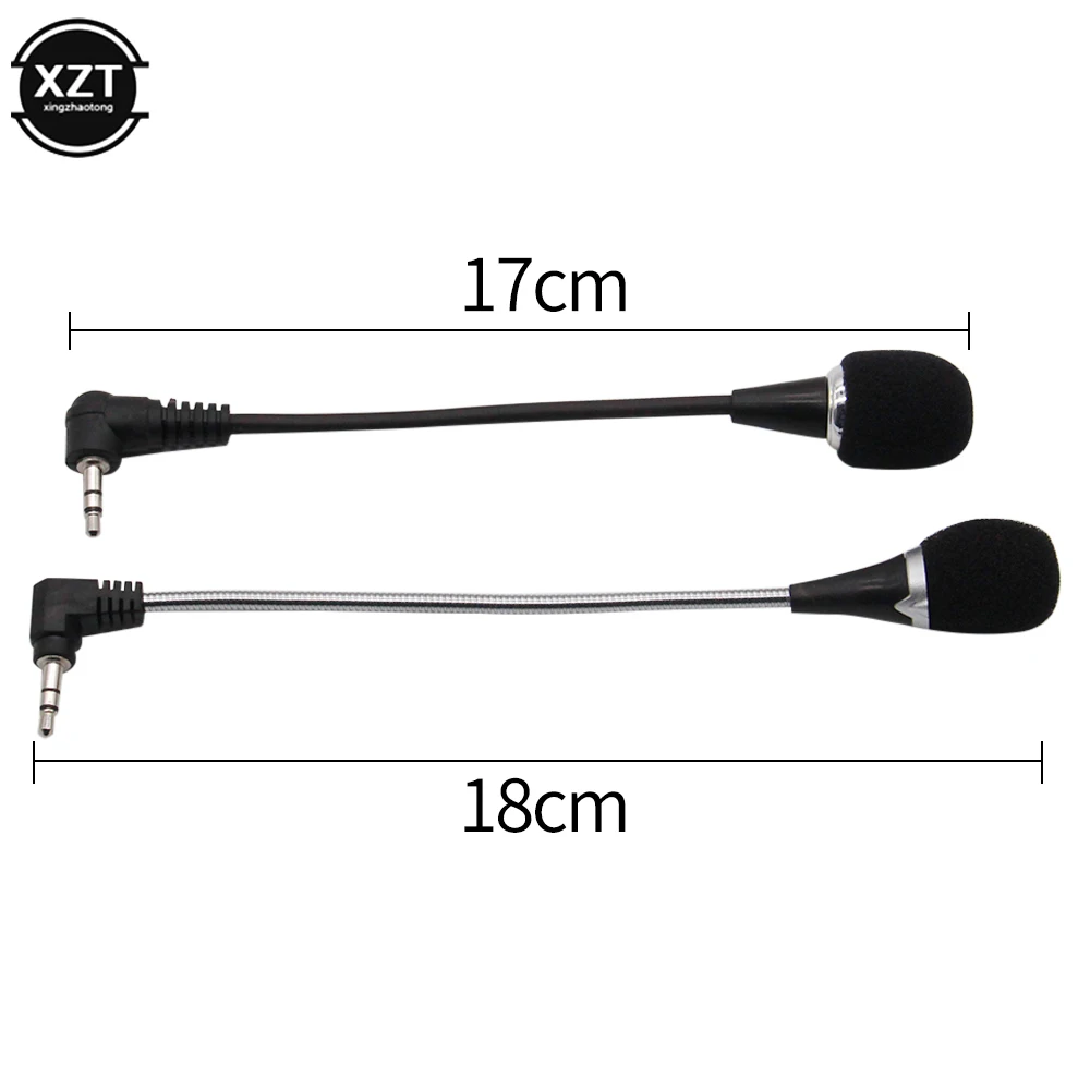 Flexible Mini 3.5mm Jack Plug Wired Audio Microphone Microfone Mic for Computer Laptop Notebook Tablet PC Skype Microphone Mic