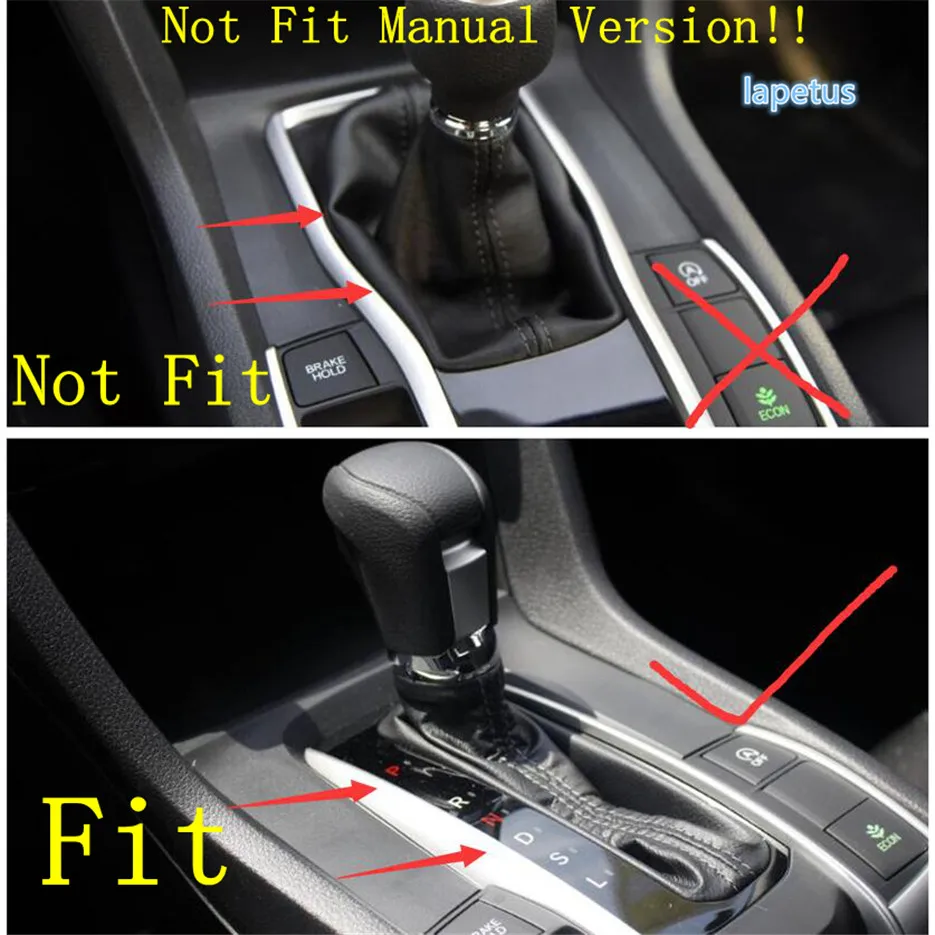 ホンダシビック10,fc,fk 2016-2020用カーボンファイバー製,ランプカバー,カップホルダー,アングルトリム