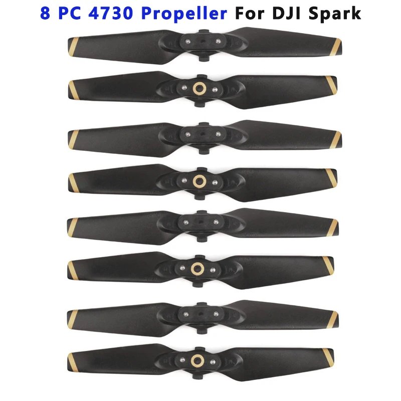 8pcs Propeller For DJI Spark Quick Release 4730F Folding Props 4730 CW CCW Blades Spare Parts Replacement Drone Accessories