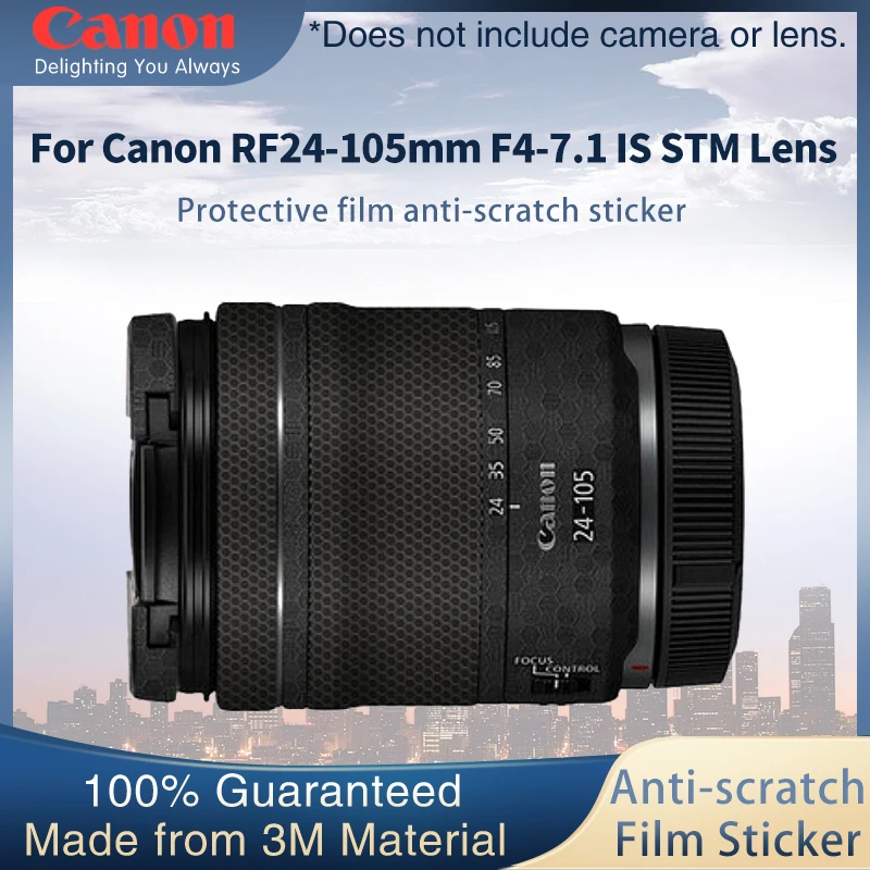 

Lens protective film For Canon RF24-105mm F4-7.1 IS STM Lens Skin Decal Sticker Wrap Film Anti-scratch Protector Case