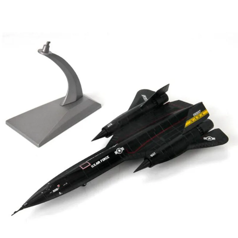 Jason TUTU  US Air Force SR-71 Blackbird Reconnaissance airplane Alloy model SR71 1:144 scale diecast metal model Dropshipping