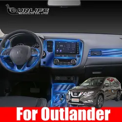 For Outlander 2019 2020 2021 Car Interior Center console Transparent TPU Protective film Anti-scratch Repair film Accessories