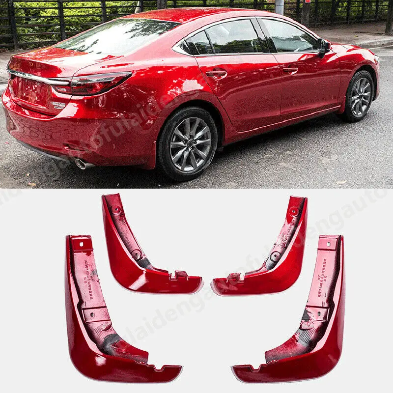 

Fits For Mazda 6 Atenza 2018-2021 New ABS Painted Mud Flaps Splash Guards Fender Mudguard Moulding Styling Accessories 4PCS