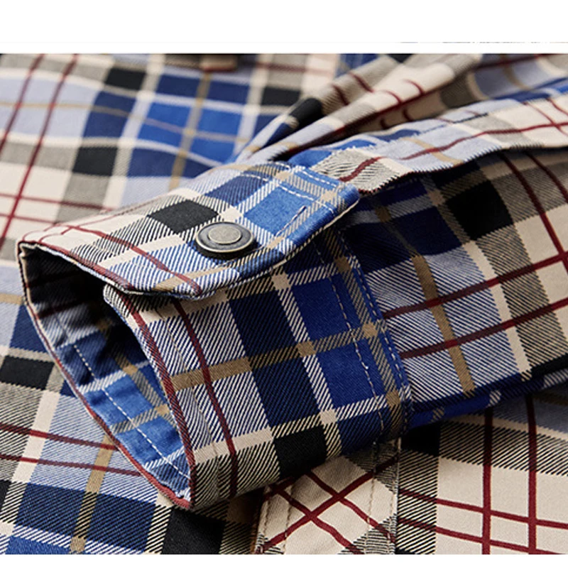 Self Defense Tactical Plaid Men Anti Cut Knife Resistant Shirt Fashion Slim Flexible Invisible Fbi Safety Clothing M-4XL 3 color