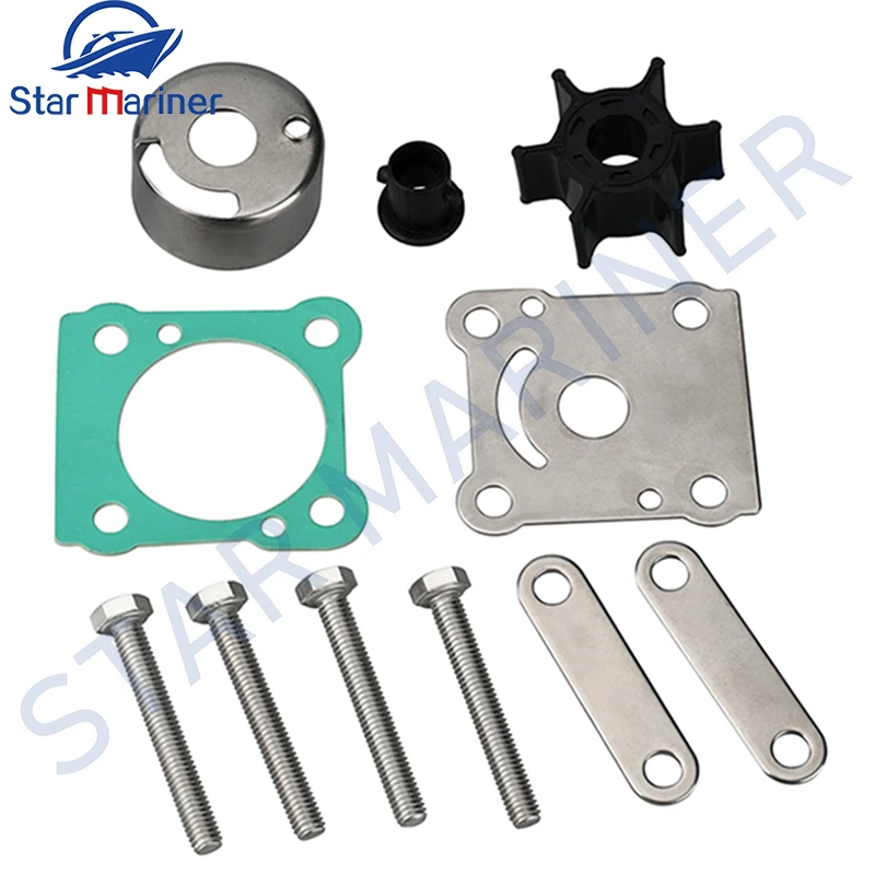 6N0-W0078 Water Pump Impeller Kit For Yamaha Outboard Motor 2T 6HP 8HP 18-3460 6G1-44311 6N0-W0078-00 6G1-W0078-A0 6G1-W0078