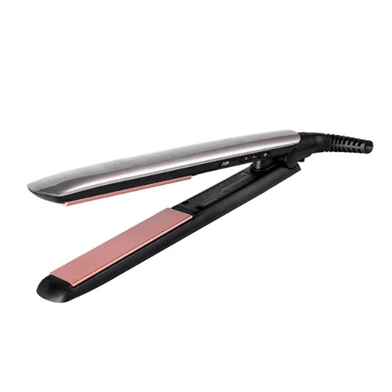 Electric Flat Hair Straightener Iron Wand Ceramic Straighter Style Silky Hot Press Straightening Salon Styling Straight Crimple