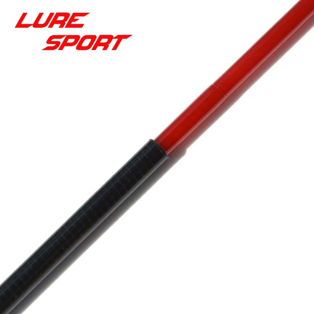 LureSport 2 set Transparent Hollow GlassFiber 1.2m 3sections1.4m 4sections UL blank Rod building components Repair DIY Accessory