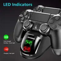 Estación de carga rápida con mango USB Dual, cargador de soporte para PS4/PS4 Slim/PS4 Pro, controlador de juego, Joystick, soporte de base