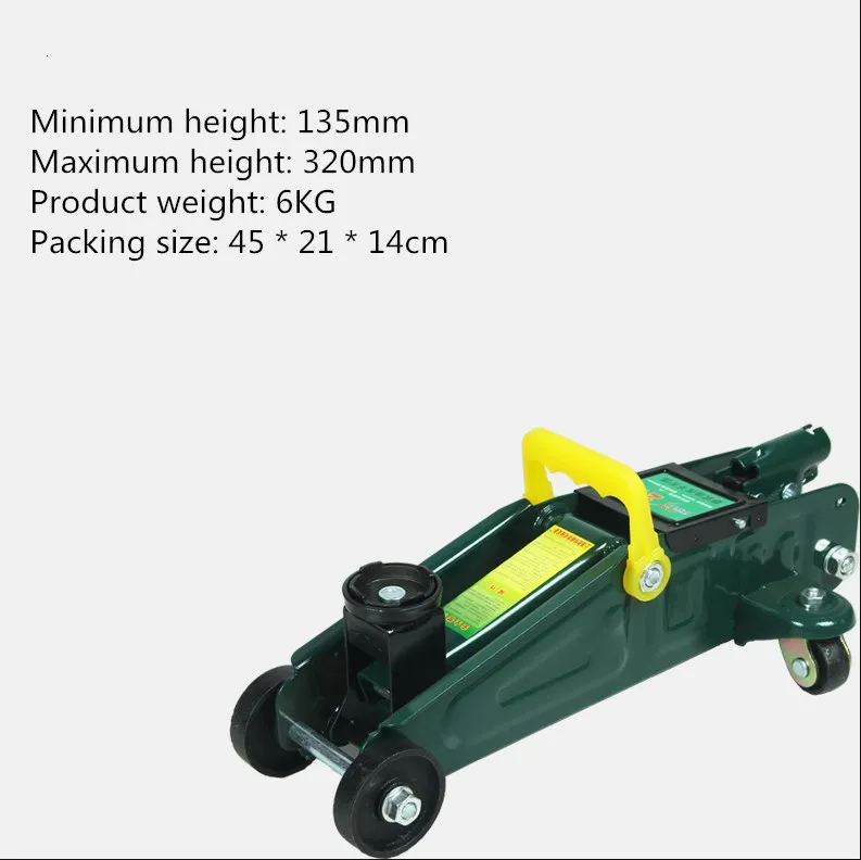 Jack Low Position Hydraulic Jack Horizontal 2T / Convenient Car Tool Free Shipping