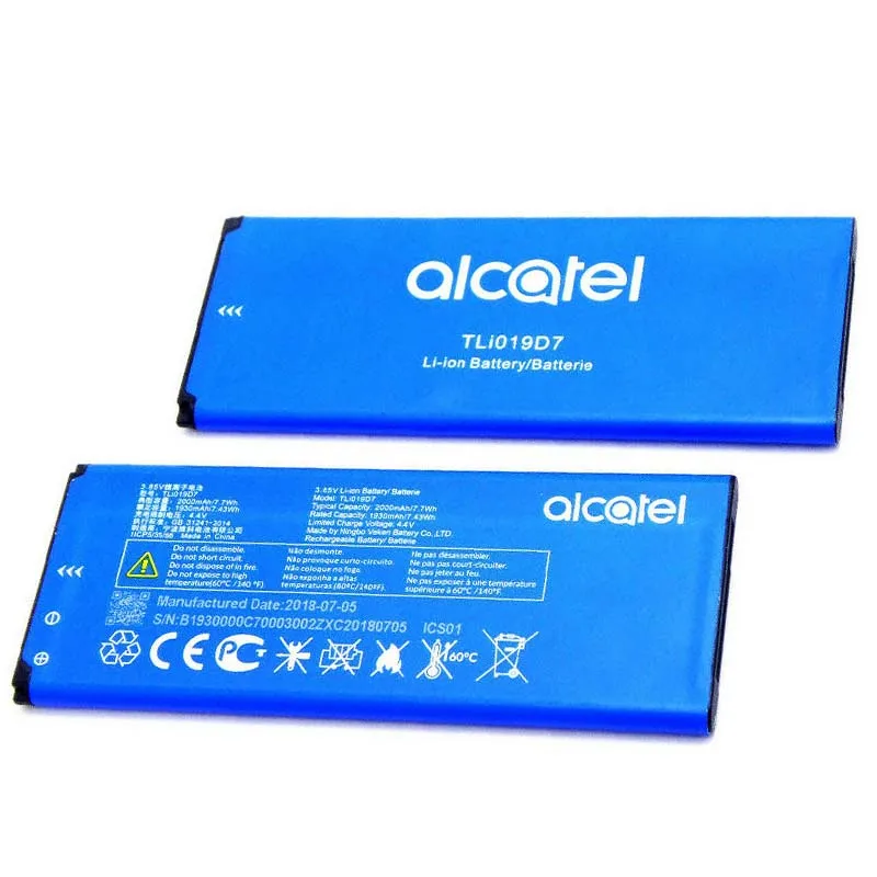 Original TLi019D7 Phone Battery for TCL U3A / Alcatel 1 (2018) OT-5033 5033D X Y A T J / NOS NOVU 4 Telstra Essential Plus