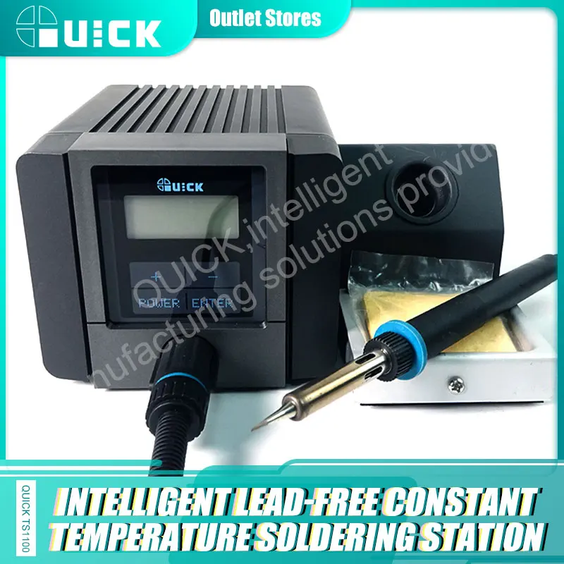 Quick TS1100ตะกั่ว-ฟรีสถานีเชื่อมคงที่อุณหภูมิ Soldering Station สำหรับโทรศัพท์มือถือเชื่อม Rework Station ซ่อมเครื่องมือ