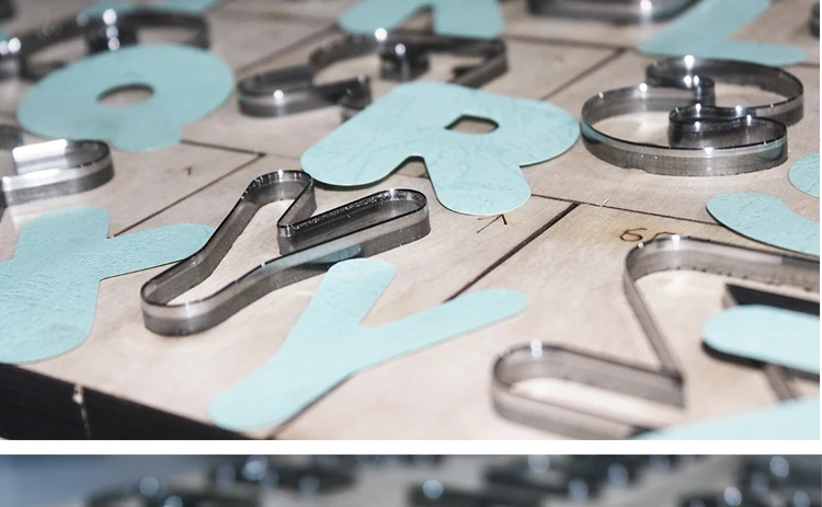 leather craft letter die cut knife mould DIY word punch tool template cutter height 50mm 1pc