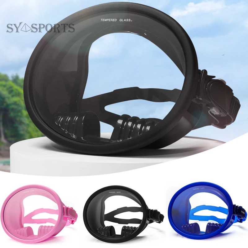 Snorkelling Mask Anti Leak Full Face Snorkel Set 180 Panoramic View Professional Classic Round Dive Equipment diving mask