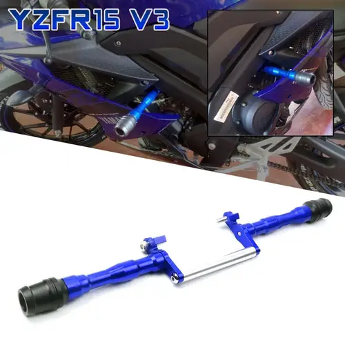Marco de protección contra caídas para motocicleta, Protector de carenado deslizante para YAMAHA YZF-R15 YZF R15 YZFR15 V3.0 V3 2017-2021
