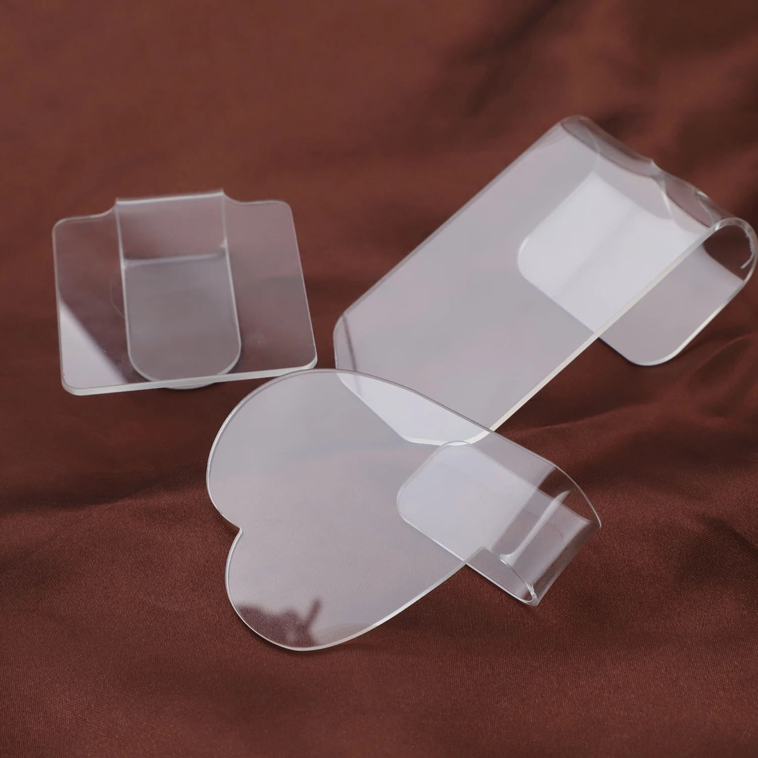 TDANCE przezroczysty pasek na rękę klocki paleta wielokrotnego użytku zestaw do łatwego wentylatora sztuczne rzęsy rozszerzenie pojemnik na klej uroda narzędzia do makijażu