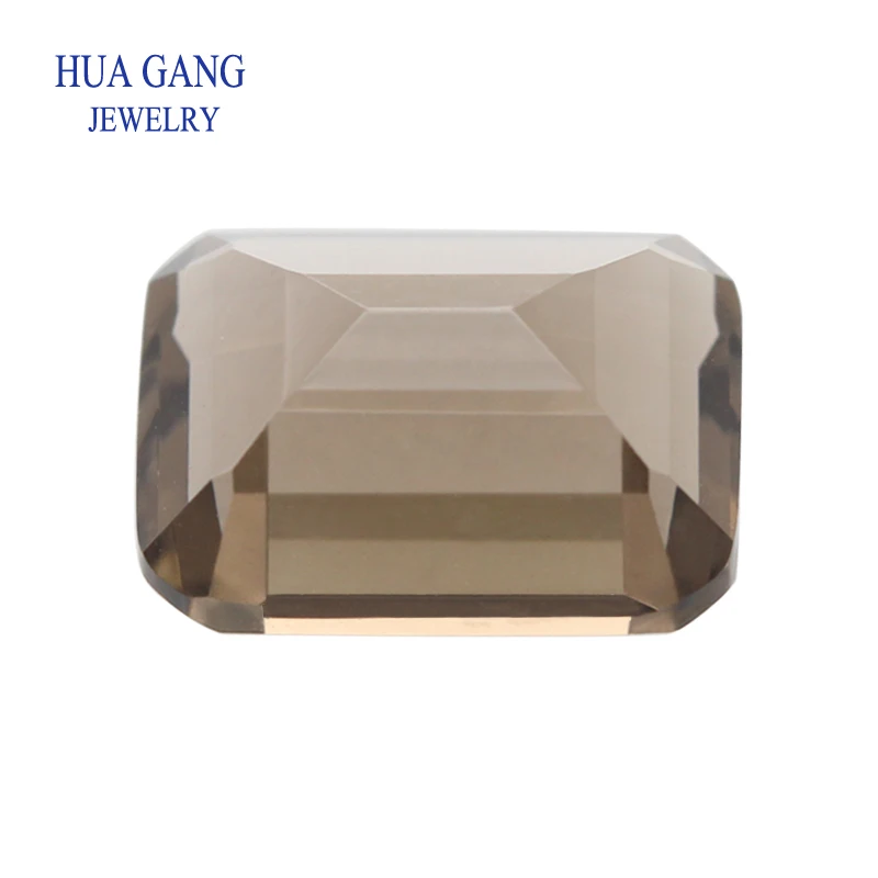 Smoky Quartz Natural Loose Gemstone Octangle Shape Parallel Cut Size 4x6mm~10x14mm For DIY Jewelry