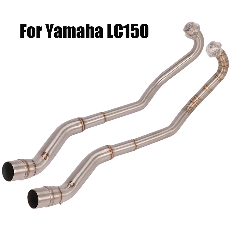 

For Yamaha LC150 Stainless Steel Exhaust Front Pipe Header Link Tube Connect 51mm Muffler Slip On Motorcycle